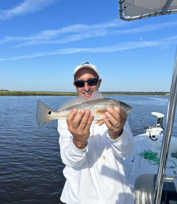 Redfish hooked on North Myrtle Beach fishing!